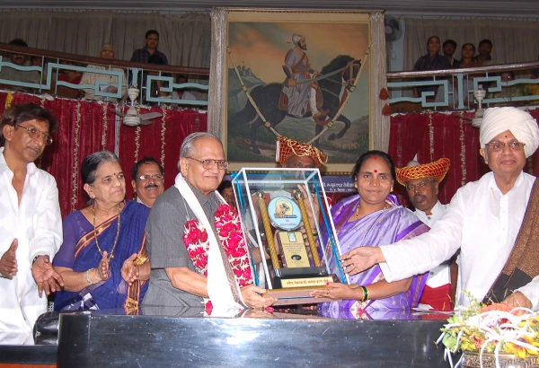 An Honorary Award From Pune Municipal Corporation For Conducting Free Eye Surgeries Of Thousands From The Rural Area.